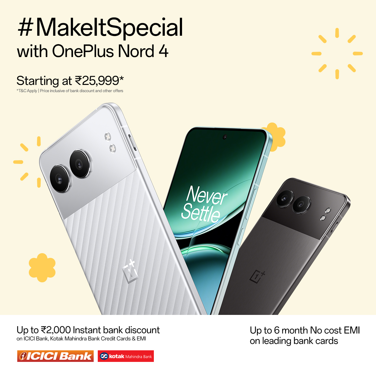 OnePlus_IN's tweet image. On the fence about your new phone? Maybe this will tip the scales.
Buy now: amzn.to/4gBAPiP
#OnePlusNord4 #MakeItSpecial #OnePlusNord