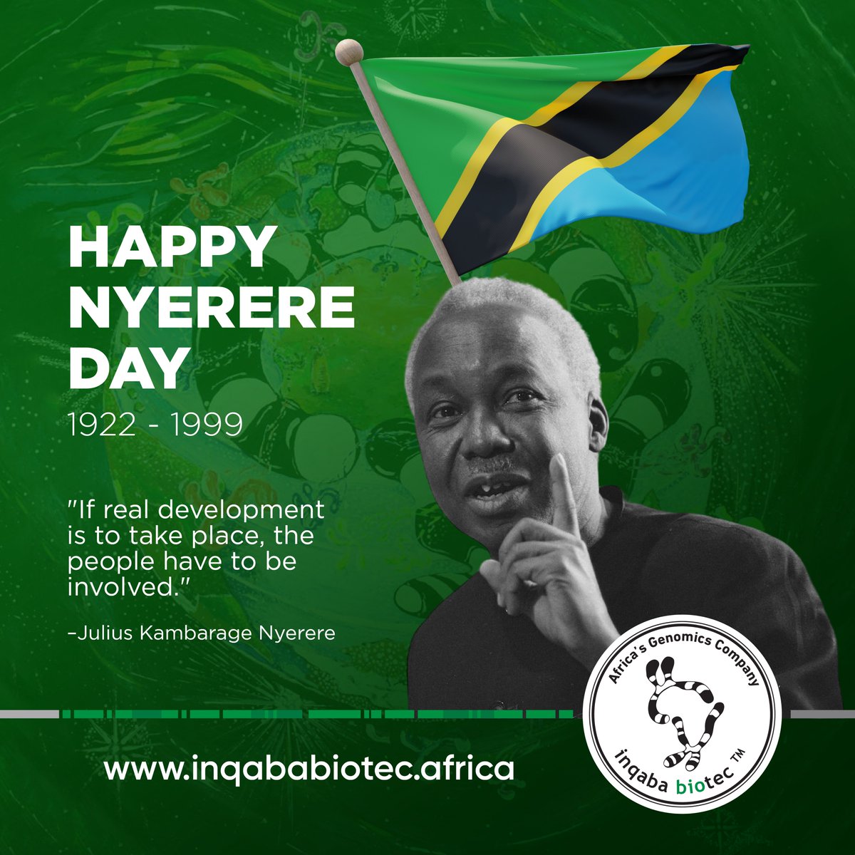 14 October, Happy Nyerere Day!

#nyerereday #nyerere #tanzania