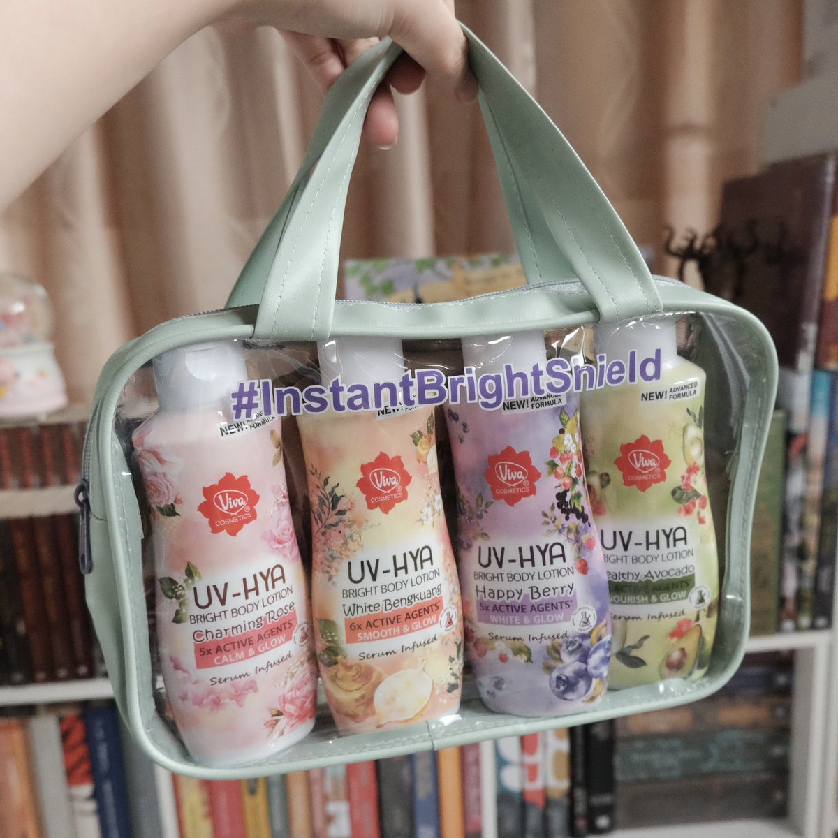 vvanillapopcorn's tweet photo. terima kasih @VivaCosmetics 🩵
aromanya wangi semuaaa 🥺💖
pas dipakai juga ga lengket, jadi nyaman banget💖 lovlovvvv😘🤏
#VivaUVHyaBrightBodyLotion #InstantBrightShield https://t.co/Powf3DviL3