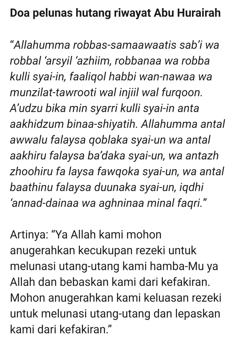 Dibaca yah gais yg lagi kejebak pinjol.. laksanakan sholat malam tahajud dan dhuha secara rutin.. inshallah dalam waktu dekat ada rezeki untuk kita masing🙏