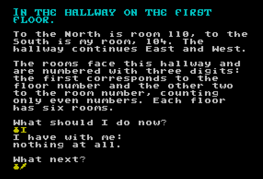 Juanjoide's tweet image. La última aventura de texto de @DaReInt, "Room 310: The Awakening", no solo ha salido para #ZXSpectrum: los poseedores de un #AmstradCPC (que andan celebrando los 40 años de aparición de ese modelo de ordenador) también pueden jugarlo en sus máquinas o emuladores. 😄