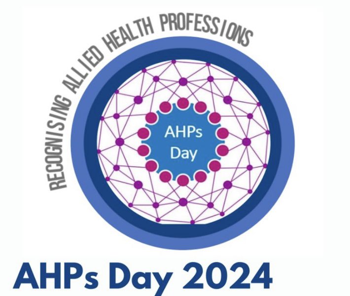 #ahps day. Recognising the great work and diverse skill set of the #AHP workforce, #AHPsupport workforce, #AHPstudents and our AHP education colleagues across NENC. Have a great day 😉