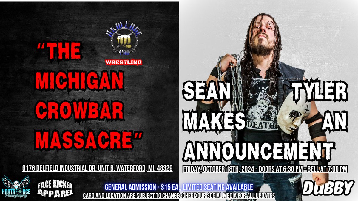 New Edge Pro Wrestling (@newedgepro313) on Twitter photo 