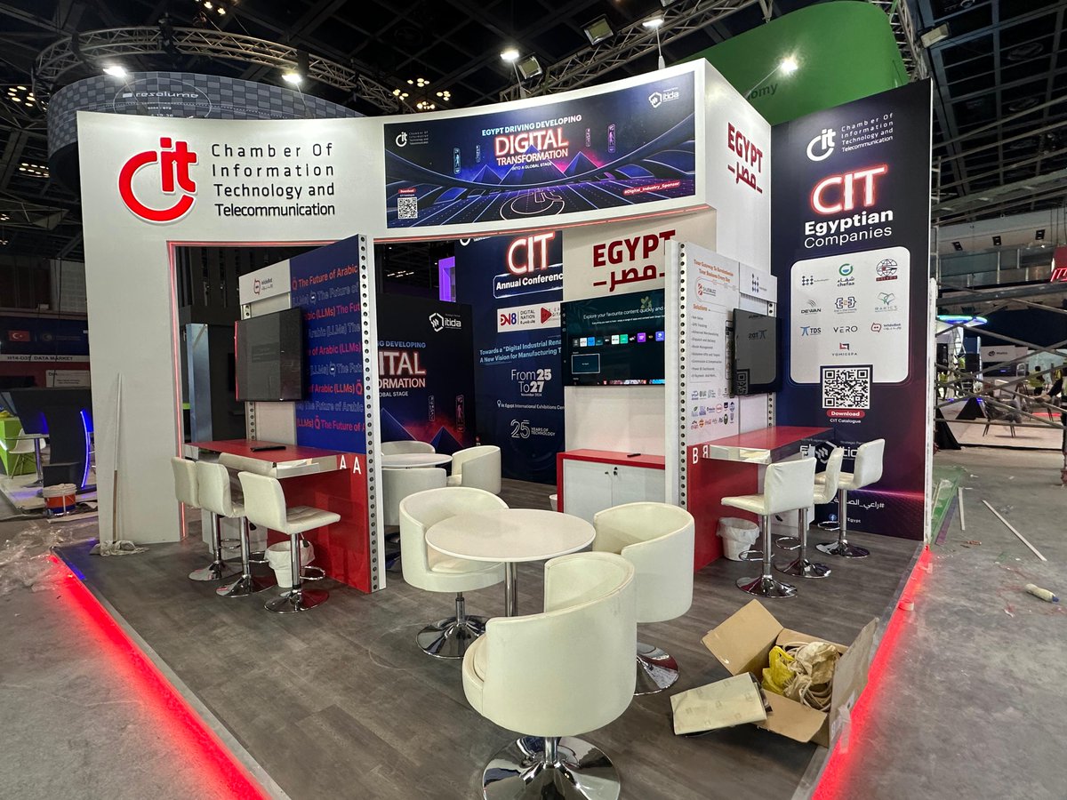 CitChamber's tweet photo. Are you excited for tomorrow? We are too!
Join us at the CIT Egyptian Pavilion&amp; be part of the future of tech.
📷 October 14-18 at the World Trade Centre, Dubai!
📷Stand H14-D10
Tax ID: 100-721-680
#CIT_in_Gitex2024
#راعي_الصناعة_الرقمية
#غرفة_صناعة_تكنولوجيا_المعلومات_والاتصالات https://t.co/CUIxODppa6