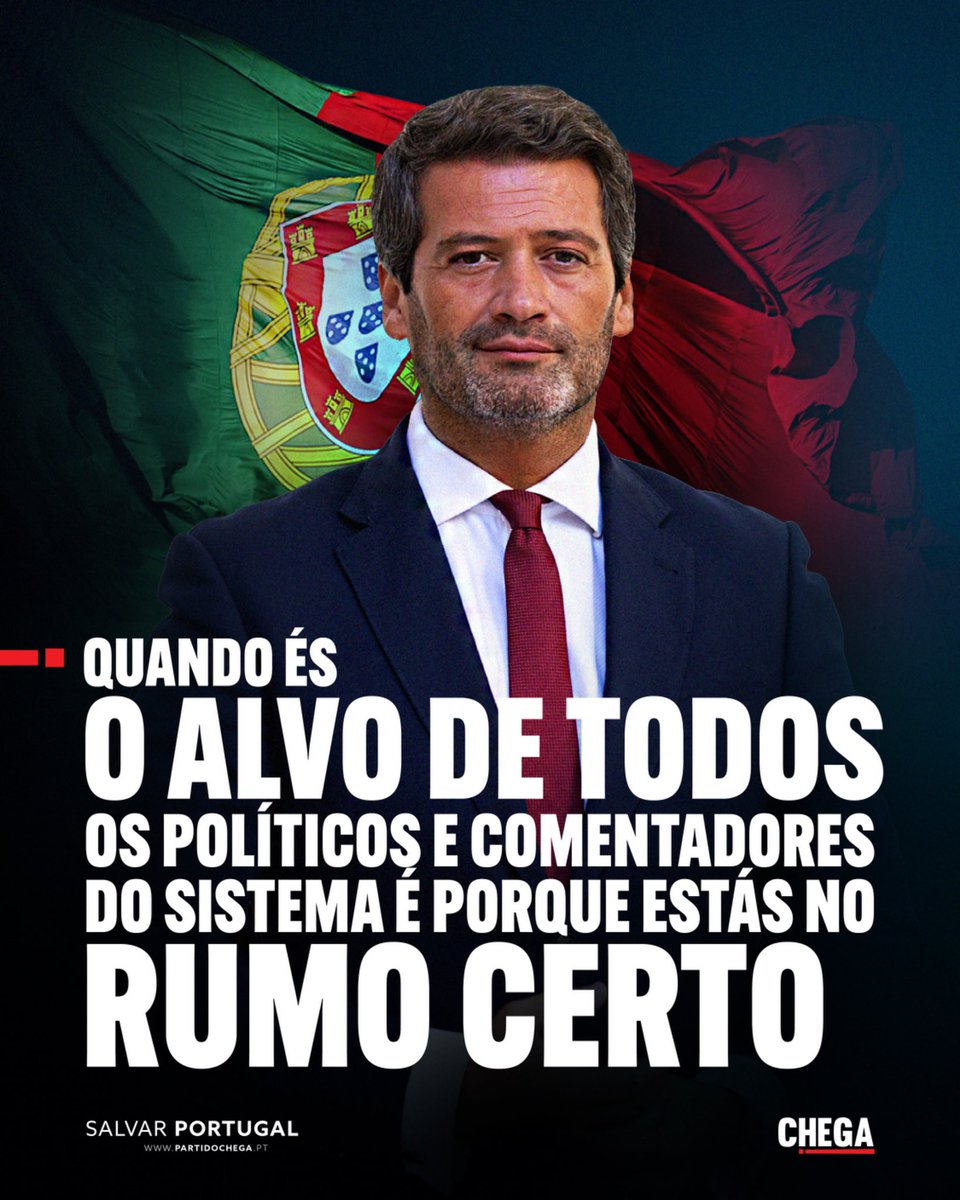AndreCVentura's tweet photo. Normalmente quem expõe o Sistema é sempre o alvo a abater. Tem sido assim desde que entrei no Parlamento, mas nestas semanas tem sido pior. Façam o que fizerem, eu continuarei na luta por Portugal. #CHEGA https://t.co/Slob5LX1Mx