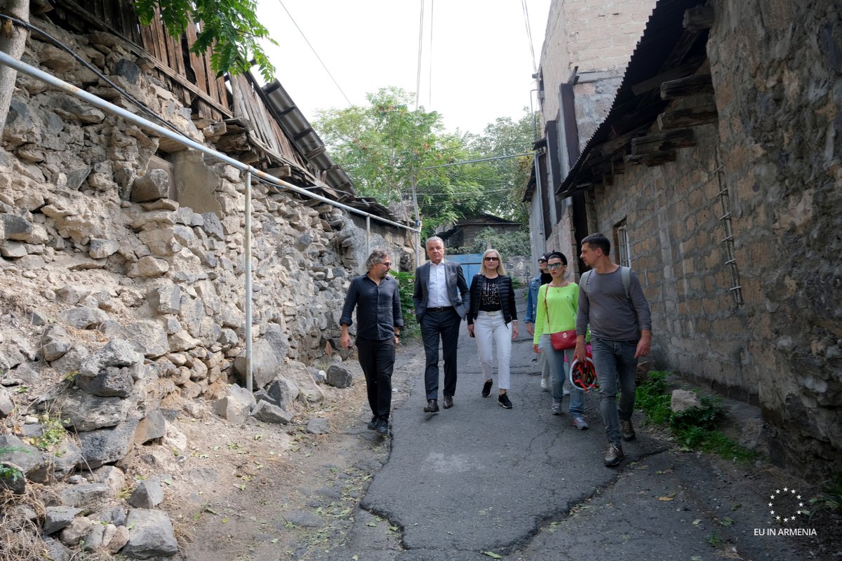 🙏 Sarhat Petrosyan for the interesting &amp; delightful tour in #Kond. Delighted to be in one of the oldest neighbourhoods of #Yerevan, which is a jewel of an urban labyrinth showing the late middle ages heritage intermingled in the very heart of modern Yerevan.
