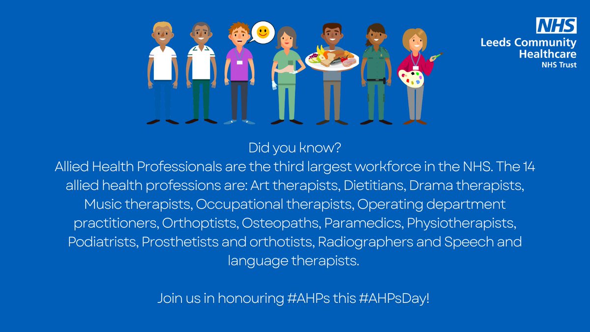 Celebrating #AHPsDay! Thank you to all #AHPs, for your incredible impact on our communities. #AHPsDay <a href="/WeAHPs/">WeAHPs 💙</a>