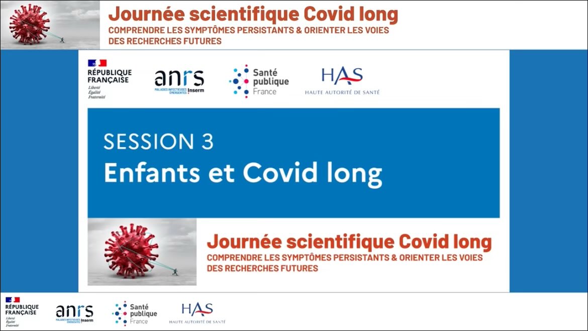<a href="/institutpasteur/">Institut Pasteur, since 1887</a> Covid Long chez l'enfant: présentation clinique, explorations et prise en charge. État des lieux des connaissances
Aurélie Morand (Assistance Publique - Hôpitaux de Marseille (AP-HM), Marseille) <a href="/aphm_actu/">AP-HM - Hôpitaux Universitaires de Marseille</a> 
Modération <a href="/Zazabeille43/">Isabelle L</a> <a href="/AssoCLEnfants/">Association CLE</a>