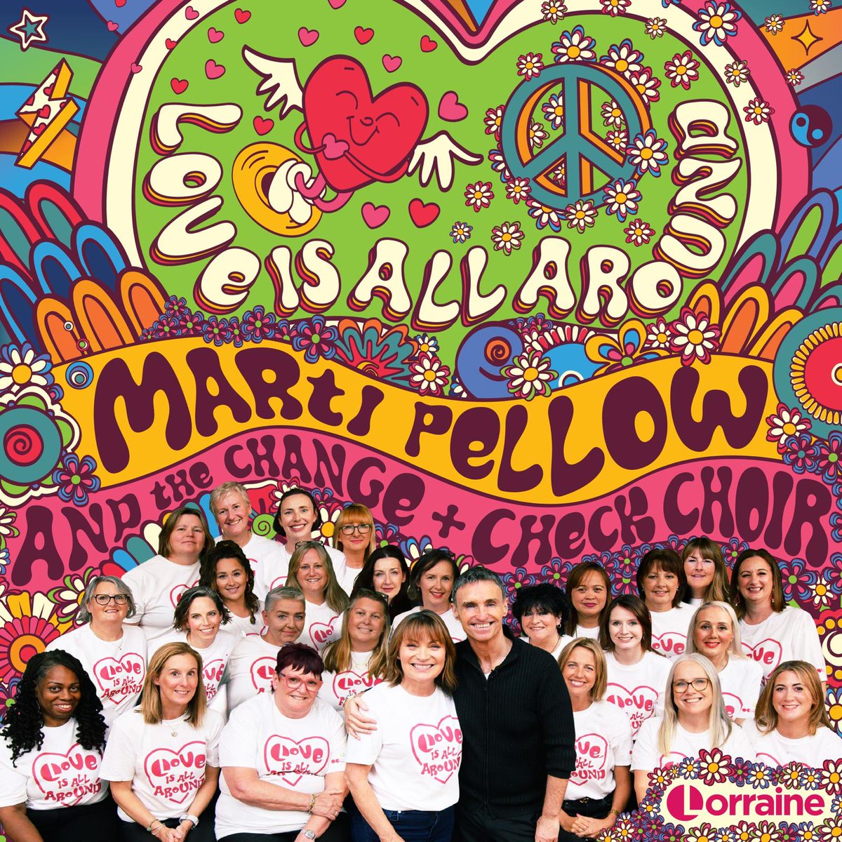 In a special collaboration to raise breast cancer awareness, Marti Pellow joins forces with our Change+Check Choir for a new version of Love Is All Around. Download the song now! ❤️👉 slinky.to/LoveIsAllAround

#Lorraine #ChangeandCheck
