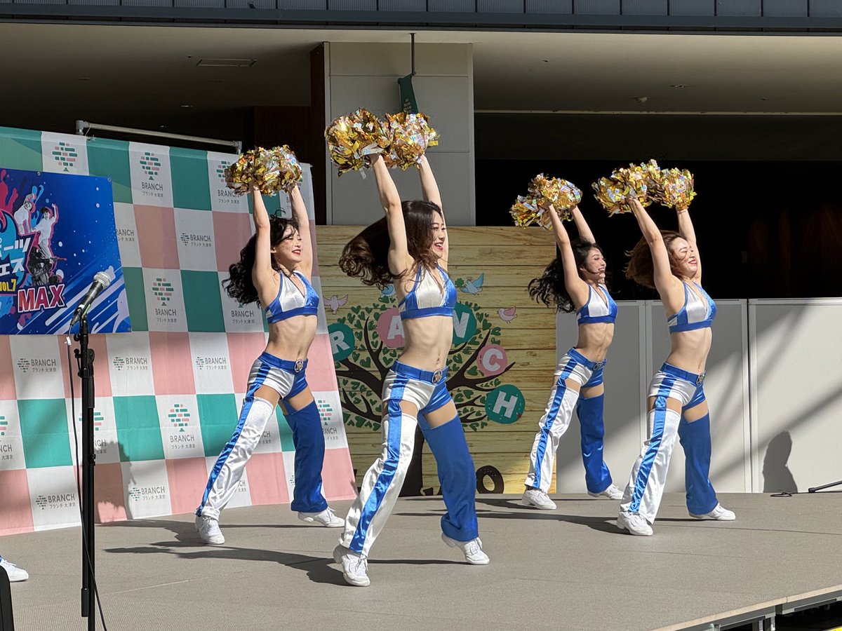 本日ブランチ大津京で開催された「スポーツフェスMAX」にレイクスチア