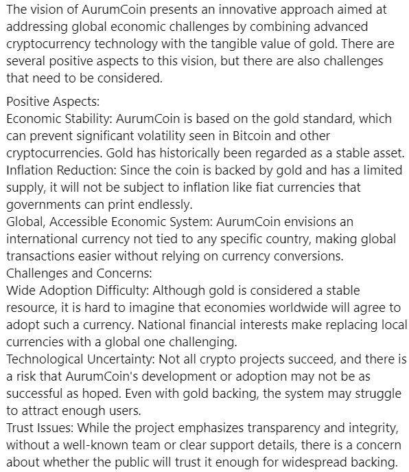 Aurum_Coin's tweet photo. @elonmusk  @aurum_coin  1 AU = 1 kg pure gold , open source, own blockchain based cryptocurrency. https://t.co/wXOPZnx6la