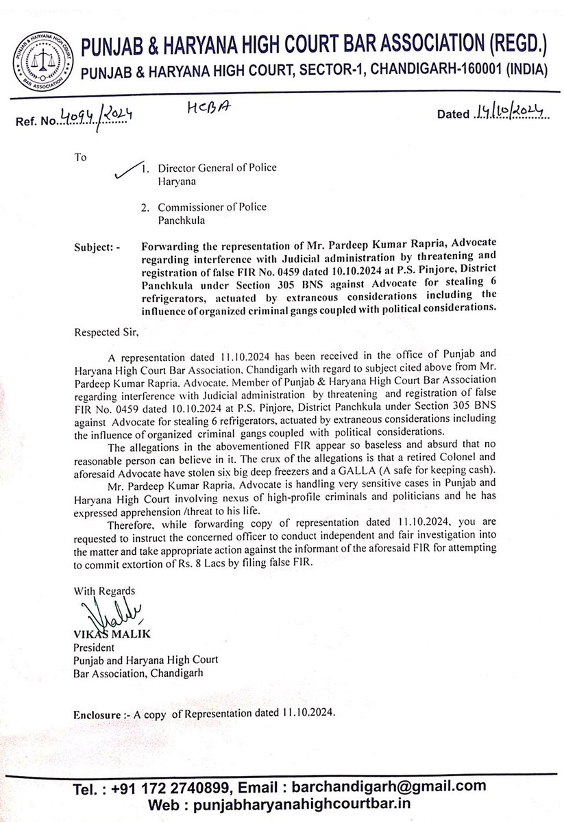 pkrapria's tweet photo. A Gift by the victorious BJP in Haryana.
On 8-10-2024 election result was declared and on 10/10/2024 the I was awarded  a Gift🎁. https://t.co/eBEhXr5egG