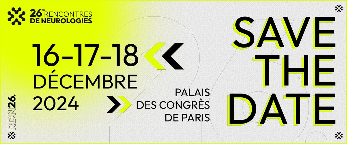Rejoignez-nous pour trois jours enrichissants, avec plus de 20 sessions animées par nos experts.

Ne manquez pas cette occasion unique de mettre à jour vos connaissances.

Pour télécharger le pré-programme, cliquez ici 📷 rencontresdeneurologies.fr/wp-content/upl…