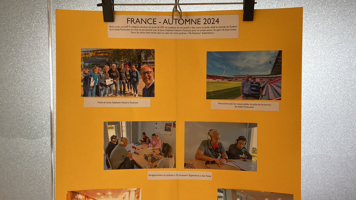 Première participation aux #ErasmusDays 🇪🇺 : décoration du hall d’entrée et de la vie scolaire, exposition au CDI « Un an de mobilités en photos » #Erasmus+ <a href="/ErasmusplusFR/">Agence Erasmus+ France / Education Formation</a> <a href="/EUErasmusPlus/">Erasmus+</a>