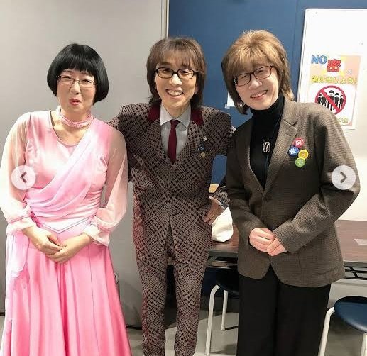 yukimaru69left2's tweet image. 坂崎幸之助さんと阿佐ヶ谷姉妹
#完全に一致では無いのだが何となく似てる