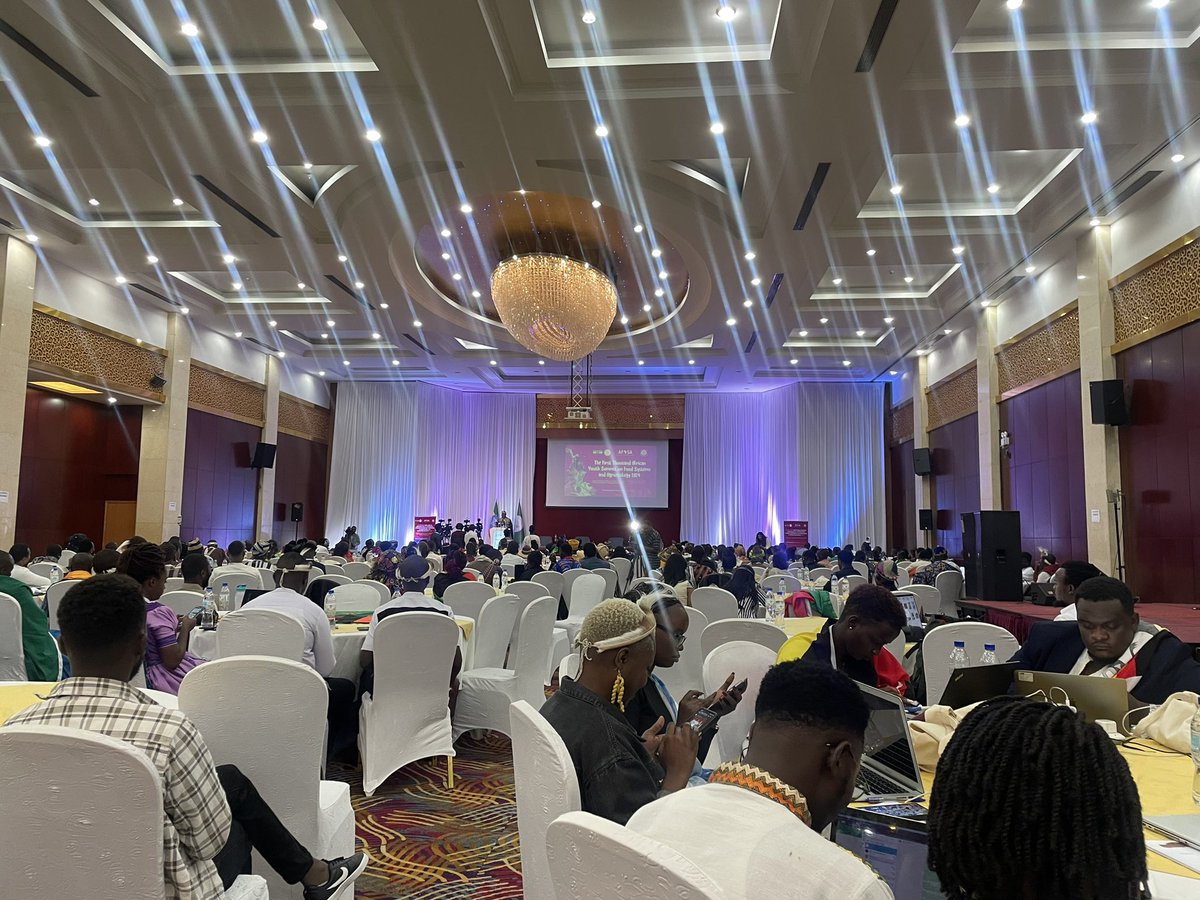 selamina89's tweet photo. Excited to be at “The First Thousand African Youth Summit on Food Systems &amp; Agroecology 2024”! 
Inspiring to see youth leading the way for sustainable food systems across Africa. 🌱🌾 #YouthSummit2024 #FoodSystems #Agroecology #Sustainability https://t.co/00mf9aRrRL