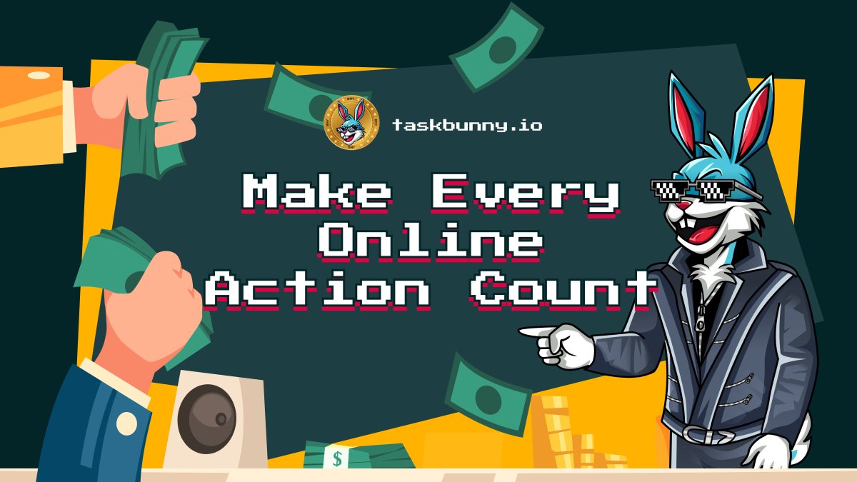 💸 Earn with Every Click on TaskBunny!

TaskBunny is changing the way we interact online by making every action count. Start earning for what you already do! 🐰💸

👉 taskbunny.io

#TaskBunny #BNY
