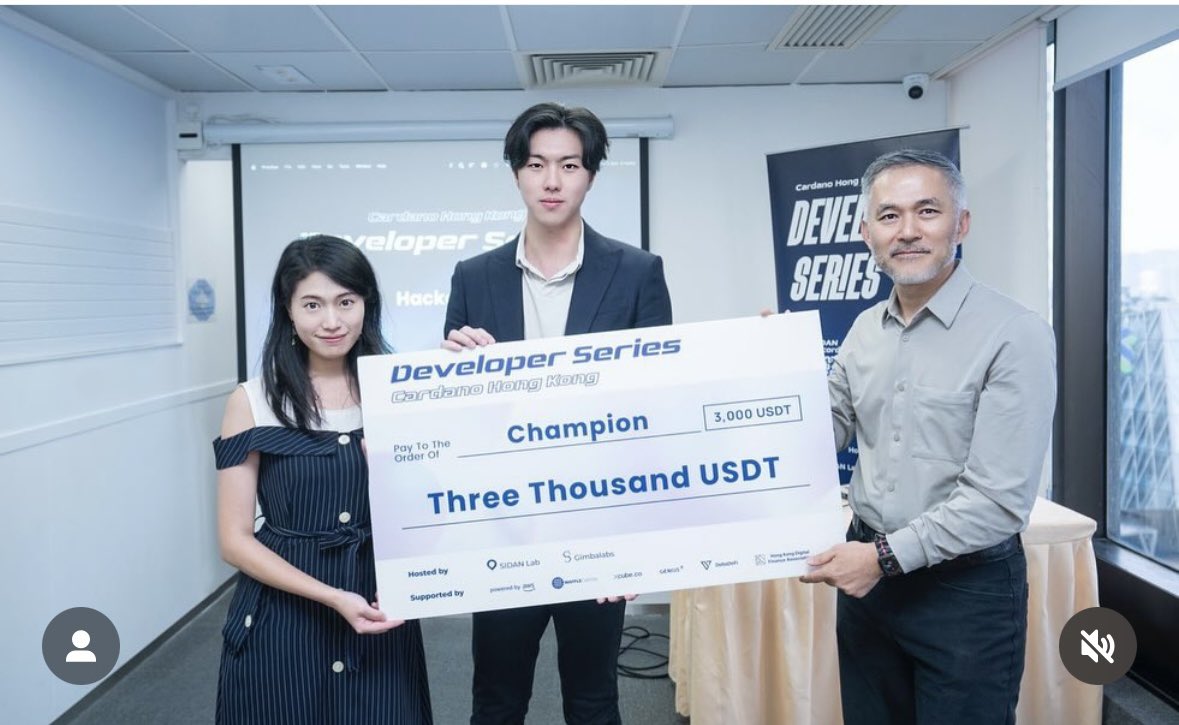 PropBid_hk's tweet image. We are thrilled to announce that PropBid has been crowned the Champion at the Developer Series Hackathon! A huge thank you to our talented team for their hard work and innovative spirit.

#DeveloperSeries #Hackathon #Blockchain #Startups #Entrepreneurship