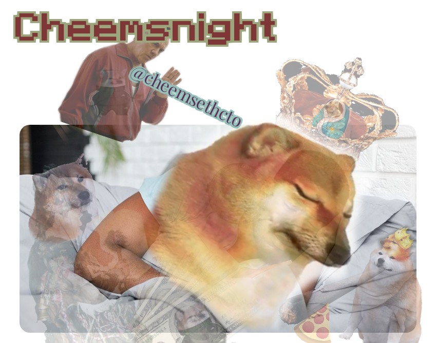 LuccPaul's tweet photo. Sleep magically at @Cheemsethcto #CHEEMS #night
chlub 👑🙏🐶🎎🪩🎃
You deserved to rest your bones after this red Chrypto Cheemsoptober as we are the most chill and creative cheemunity this year 🌅🧘🎒 Prepare your bag to fill with deep lucid Chreams and Cheemanifest #Globaly https://t.co/EV17wAHmaX