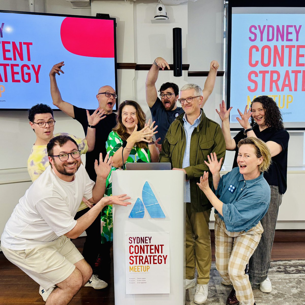 Thanks <a href="/sydcontentstrat/">Syd Content Strategy</a> volunteers! You rock :)