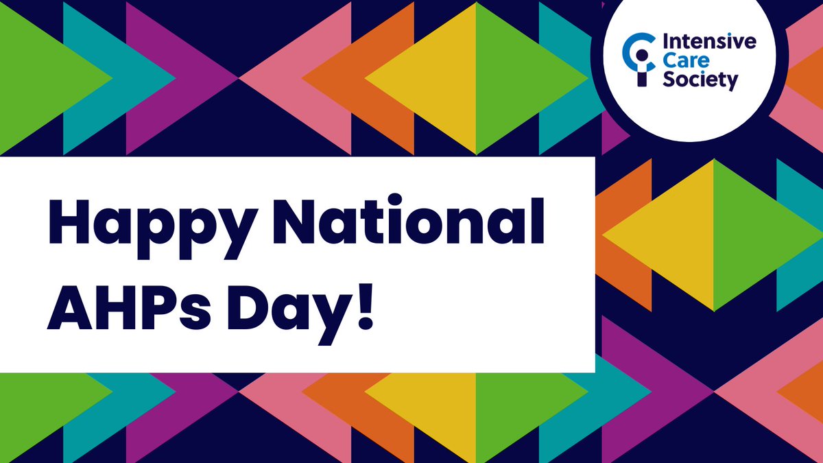 Happy #AHPsDay to all the amazing AHPs who are central to the #intensivecare team

#ThankYou for all you do, day in &amp; day out for patients &amp; their families 💙
