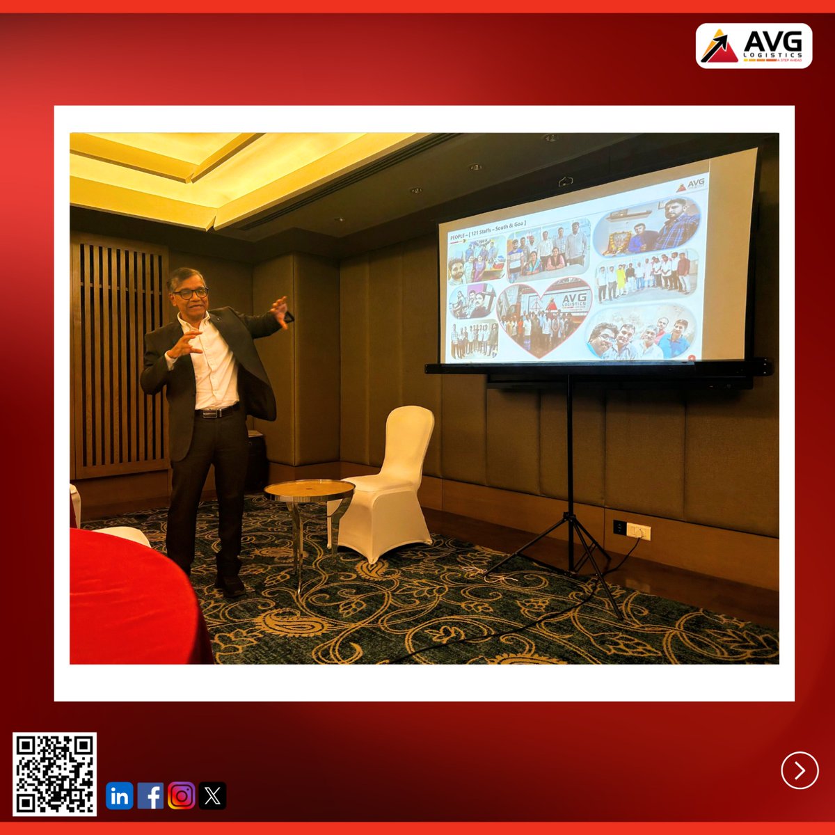 LogisticsAvg's tweet photo. At AVG Logistics, we're driving #innovation and #sustainability in the supply chain. Our recent meeting, led by Mr. Sanjay Gupta, focused on initiatives for a greener #supplychain and #leadership development. Together, we’re shaping a #sustainablefuture!
#AVGLogistics https://t.co/AncV57u5fu