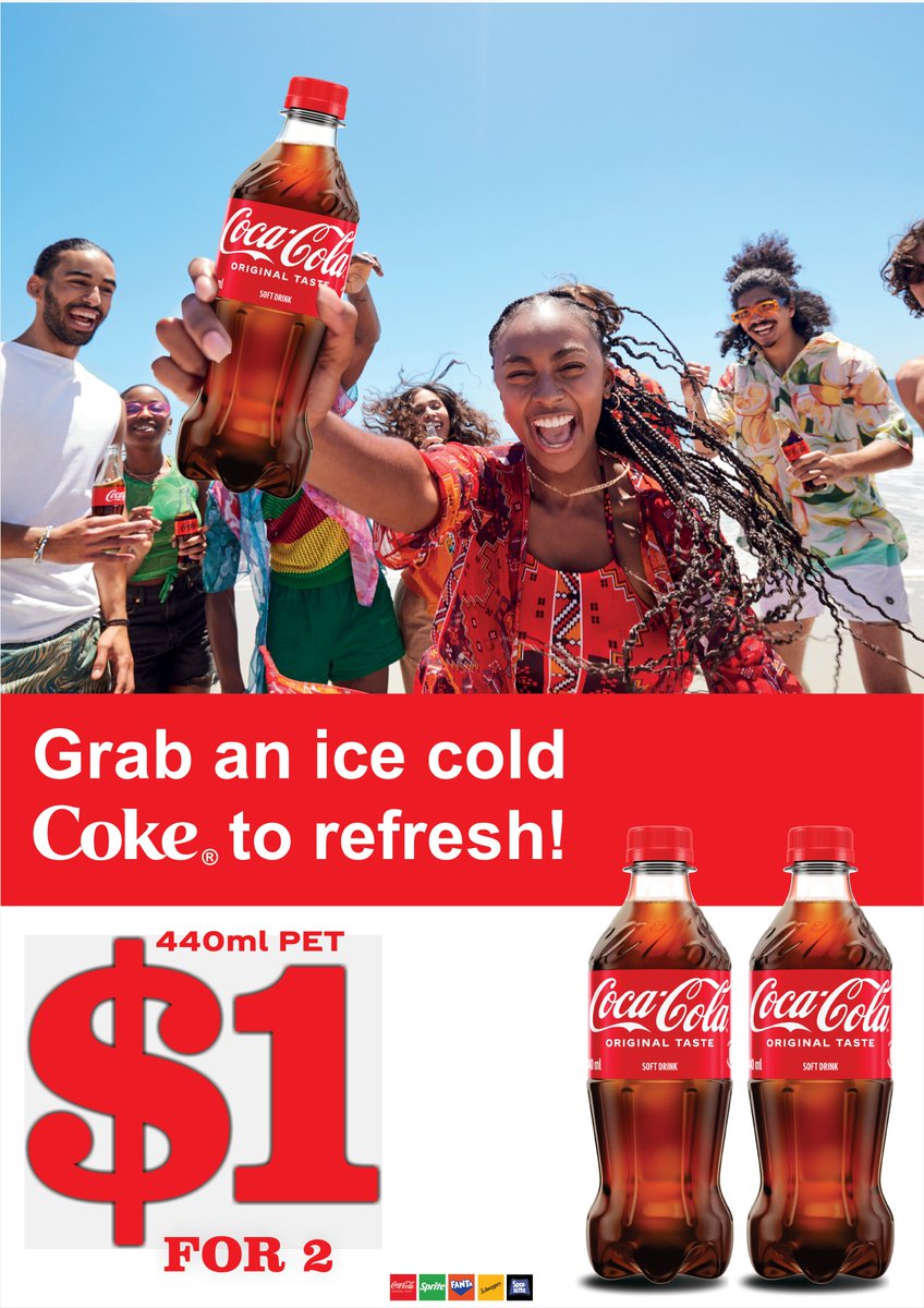 DeltaCorpZim's tweet image. Grab an ice cold 440ml Coke to refresh!
#RecipeForMagic