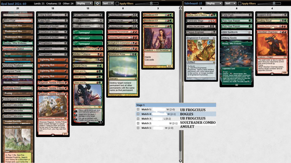 JamesKisau_'s tweet photo. 4-1 with #Jund in #ModernMagic have been thinking about lightweight branching out into some Modern content (which would in no way impact the regular flow of #GrixisControl content ofc). Let me know if you wanna see more! This video will be out sometime this week https://t.co/CnGMOXRy0H