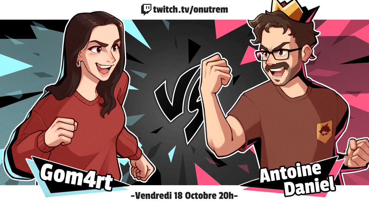 On pensait que c'était terminé... 

Qu'il avait abandonné son trône...

Mais Antoine est bel et bien de retour pour défendre son titre d'Ultime G@m3rZ face à <a href="/Gom4rt_/">Margot</a> !

Rendez-vous ce vendredi 18 octobre à 20H sur ma chaîne twitch pour savoir qui l'emportera !

Art : <a href="/raidi_/">Raidi</a>