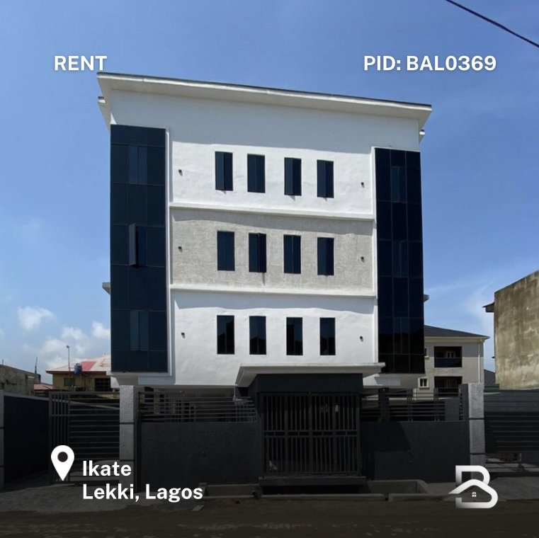BAListings's tweet photo. 2 Bedroom apartment 

Location - Ikate - Lekki, Lagos 

Rent - N6million per annum 

Service charge - N1,000,000
Caution Deposit - 10% 
Agency - 10% 
Legal - 10%

Features:
• All Rooms En-suite • Fitted kitchen • Stamped Concrete Floor • Pop Ceiling • Water Heater https://t.co/eUmujSUlqU