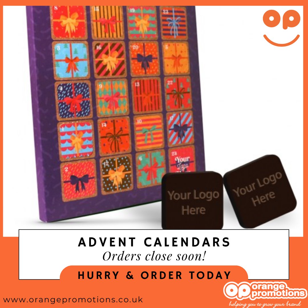 orangepromotion's tweet photo. Our Advent Calendars are a great way to send clients a branded gift for Christmas and staying top on mind during the festive season. Order yours today: https://t.co/0JNt8bgjke #adventcalendars #ChristmasCountdown #ChristmasGifts #Calendars https://t.co/cjXxInh80e