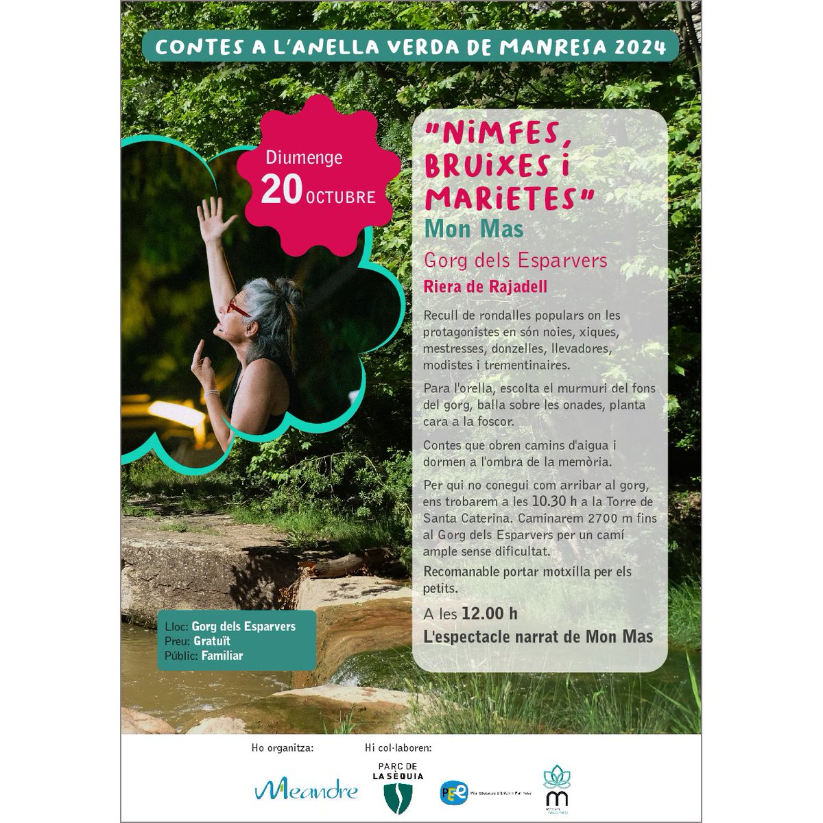 Després del tsunami d'activitats culturals de la Fira Mediterrànea, ara toca als més petits. Qui volgui ser guiat fins al gorg, que estigui a la Torre de Santa Caterina a les 10,30.  Qui sàpiga arribar al gorg, ens trobem allà a les 12.00.

No us ho perdeu !