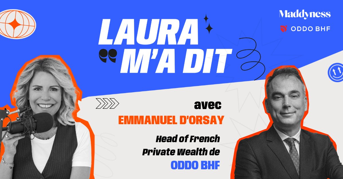 bymaddyness's tweet photo. 🎧 L'ADN entrepreneurial au cœur de Laura m'a dit   

📣" Peu de gens sont au service des entrepreneurs comme nous le sommes " - Emmanuel d'Orsay, Head of French Private Wealth chez #ODDOBHF

🔗https://t.co/FaMQlHO0LS

🤝 @ODDO_BHF #OYEA 

@lauratenoudji https://t.co/sx5OgHIR6V