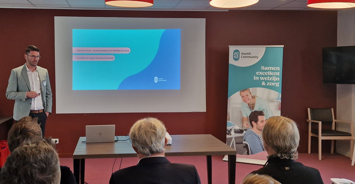De <a href="/VOKA_HC/">Voka Health Community</a> stuurgroep zette #excellentie op de agenda als dé prioriteit voor de komende legislatuur. 

<a href="/SvinDeneckere/">Svin Deneckere</a> licht <a href="/ZorgKwaliteit/">Vlaams Instituut voor Kwaliteit van Zorg</a> toe: meten om te verbeteren. 

Dank #vulpia voor de gastvrijheid.