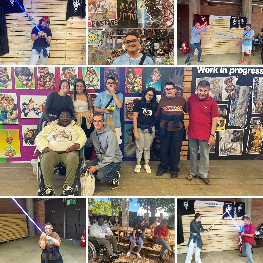 Tan bé que ens ho vam passar l'any passat al <a href="/girocomic/">Girocòmic</a> , que no hem dubtat a tornar-hi en la nova edició. No sabem gaire de moure l'espasa però no ens queda malament, oi? 😜

#elrusc #llar #llarresidencia #vidacomunitaria #inserció #inclusió #ruscgirona