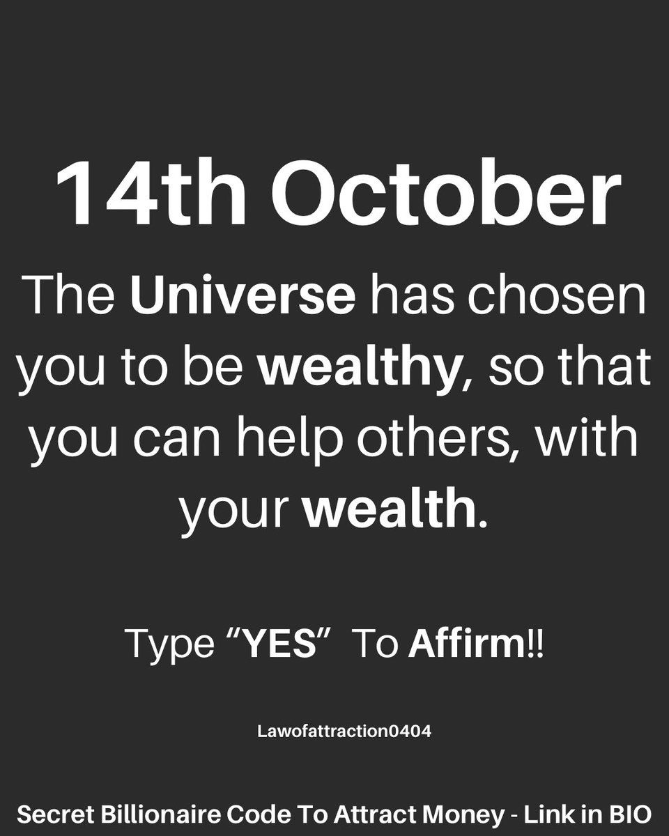manifestpower4X's tweet photo. Type Yes To Affirm!!🍀💫💰 https://t.co/EQWa3gC5wQ