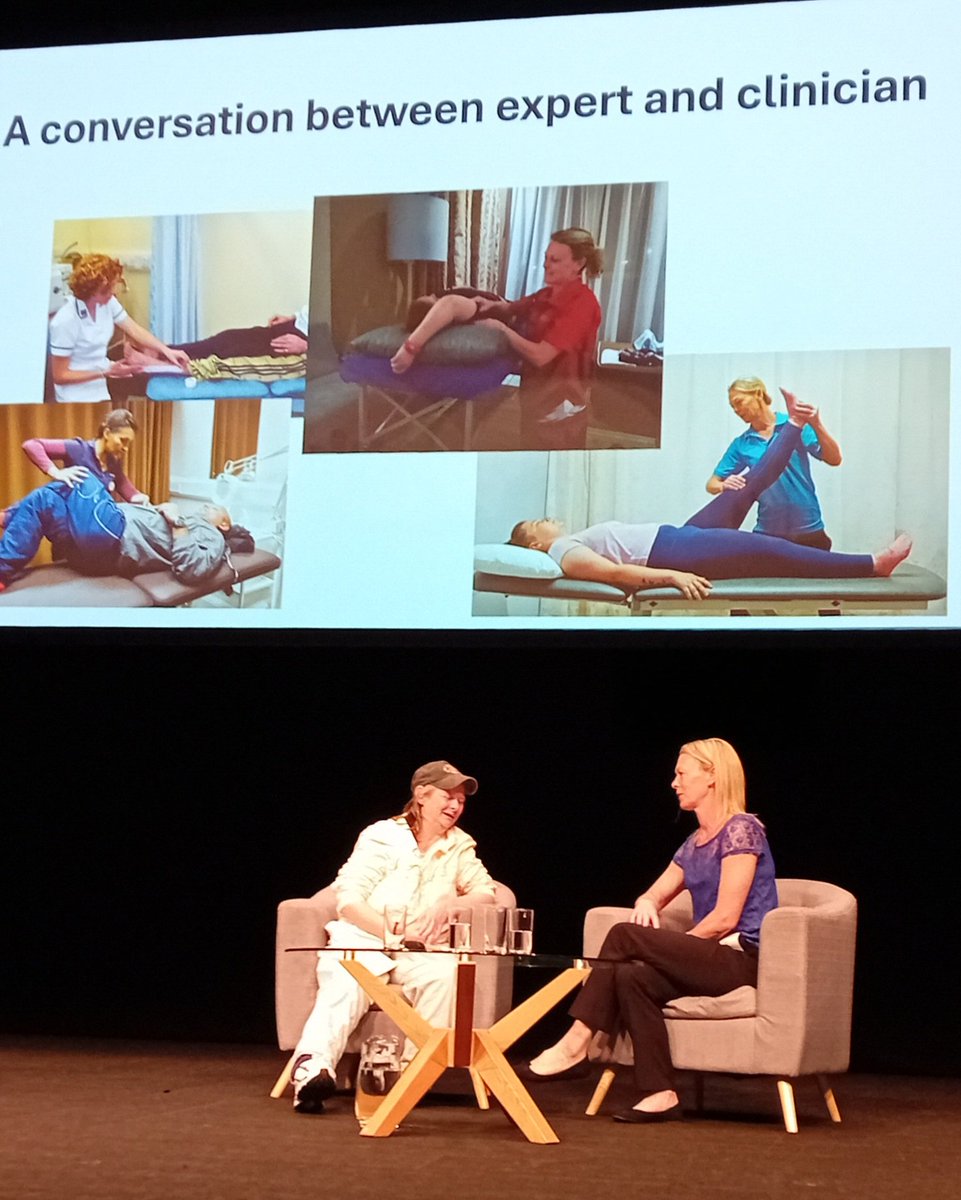 Our own Aileen Young presenting at the CSP conference in Manchester.  Aileen was part of the team who presented on "Improving access and benefit of Physiotherapy for people experiencing homelessness" using her expert knowledge to do so. 👏👏👏👏