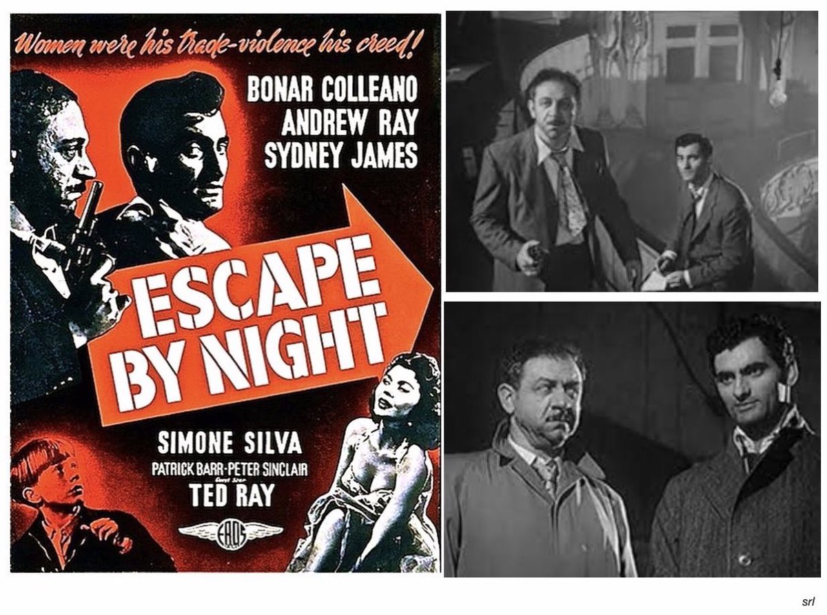 SaveRedlandLibr's tweet photo. 10am TODAY on @TalkingPicsTV
The 1953 #Crime film🎥 “Escape By Night” directed & written by #JohnGilling
👉#BonarColleano #SidJames #AndrewRay #TedRay #SimoneSilva
✅Yes, Andrew is Ted’s son https://t.co/uUIDsS6cYK