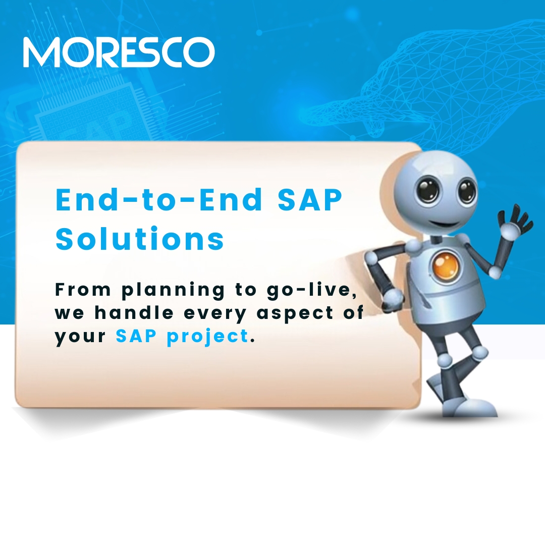 MorescoServices's tweet image. Moresco is your trusted partner in SAP success. From initial planning to go-live, we manage every aspect of your SAP project with expertise and dedication.
#SAPonAWS #CloudMigration #TechTransformation #SAPMigration #AWSCloud #DigitalTransformation #CloudSolutions #MORESCO