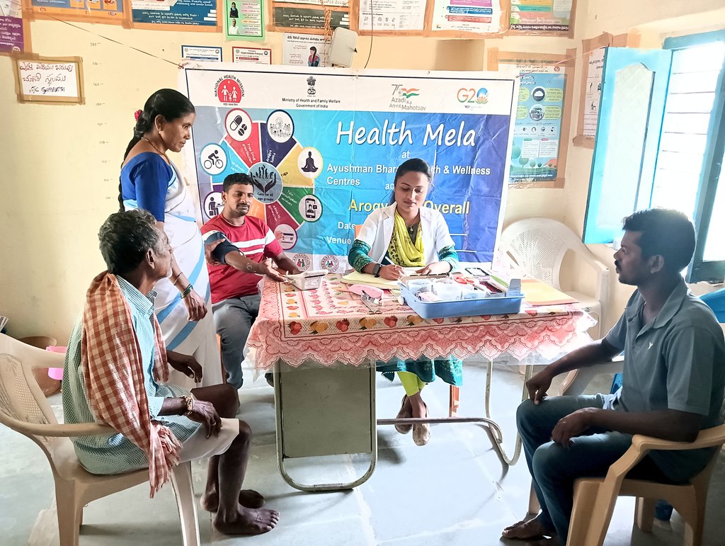 GabbetaHwc's tweet image. AROGYA SHIVIR @CHFW_NHMTG @MoHFW_INDIA @TelanganaHealth