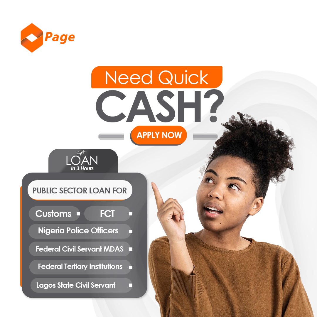 pagefinancials's tweet photo. Do you work in any of the sectors above and need quick loans?. Get up to 5million Naira loan in 3 hours today with no collateral or guarantor required. Quick approvals and flexible repayment plans. kindly send a mail to customer@pagefinancials.com to start. 

#loan #investment #payment #pagefinancials