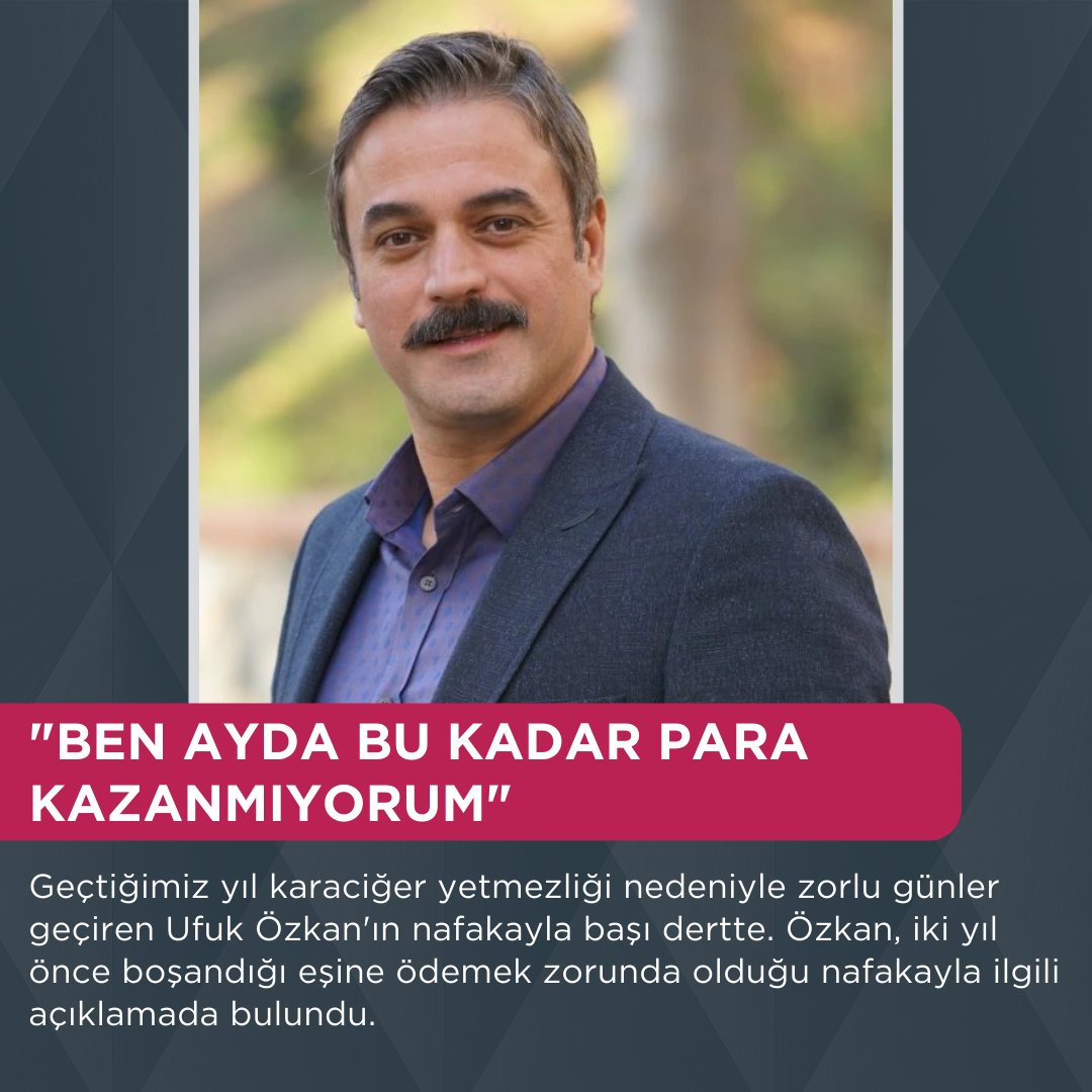 Ufuk Özkan, "Ben ayda bu kadar para kazanmıyorum" diyerek boşandığı eşine ödemek zorunda olduğu nafaka miktarına isyan etti.
buff.ly/4dJXAyr