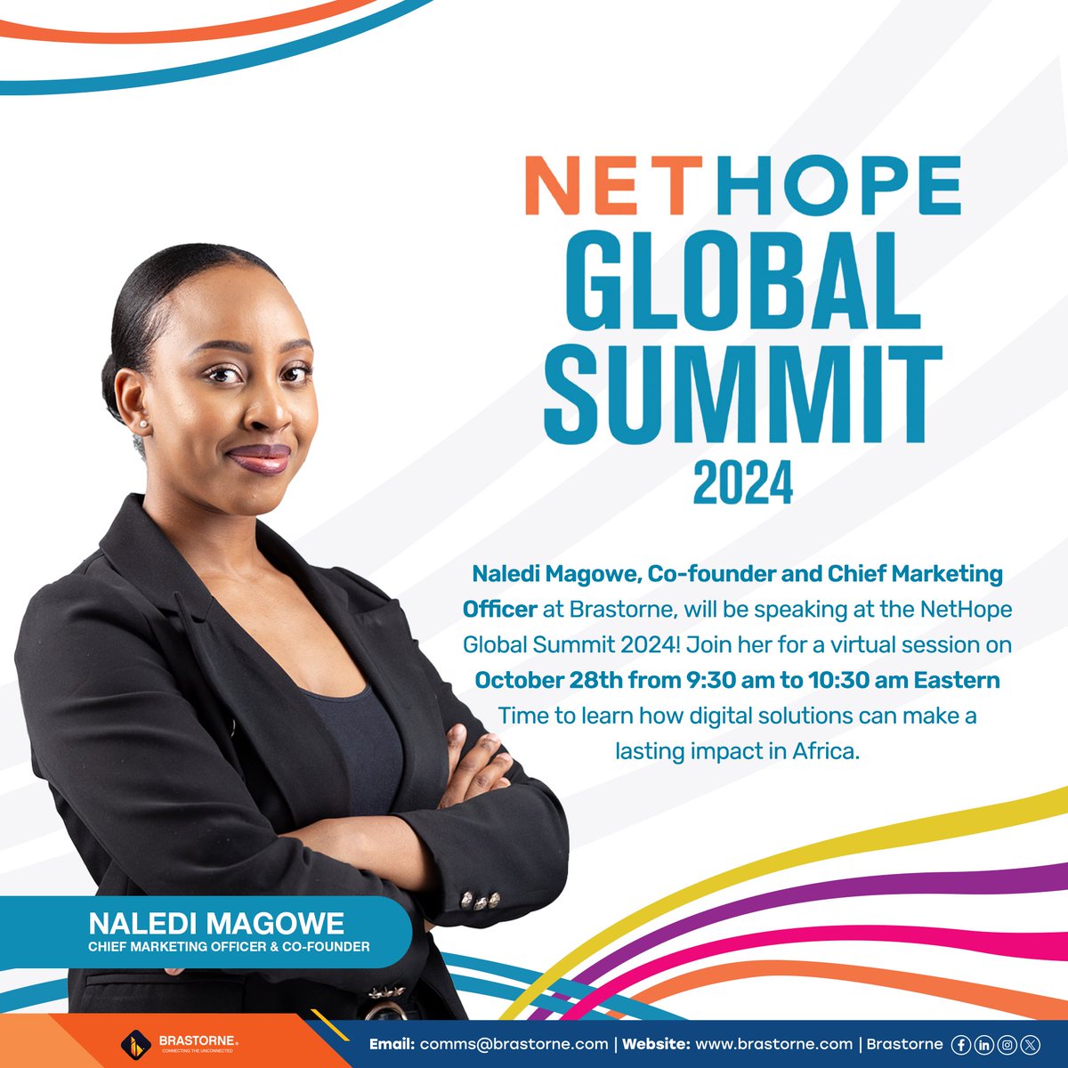 Brastorne_'s tweet image. This is a fantastic opportunity to engage with leaders who are leveraging technology to drive collective progress on some of the world’s most pressing challenges.

Register here: nethopeglobalsummit.org/event/ad86f92c…

Subscribe to our newsletter at brastorne.com

 #NetHope