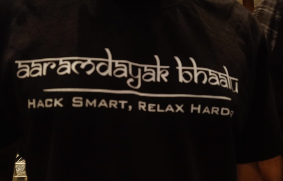 These are not just random stray kids but legends who are gonna make a difference soon. 
Coming from different parts of India and uniting for mutual love of hacking &amp; community.
We <a href="/NotCozyBear/">Aaramdayak Bhaalu 🦥</a> are building something awesome compromised of Red teamers, Maldevs, hunters and more🔥