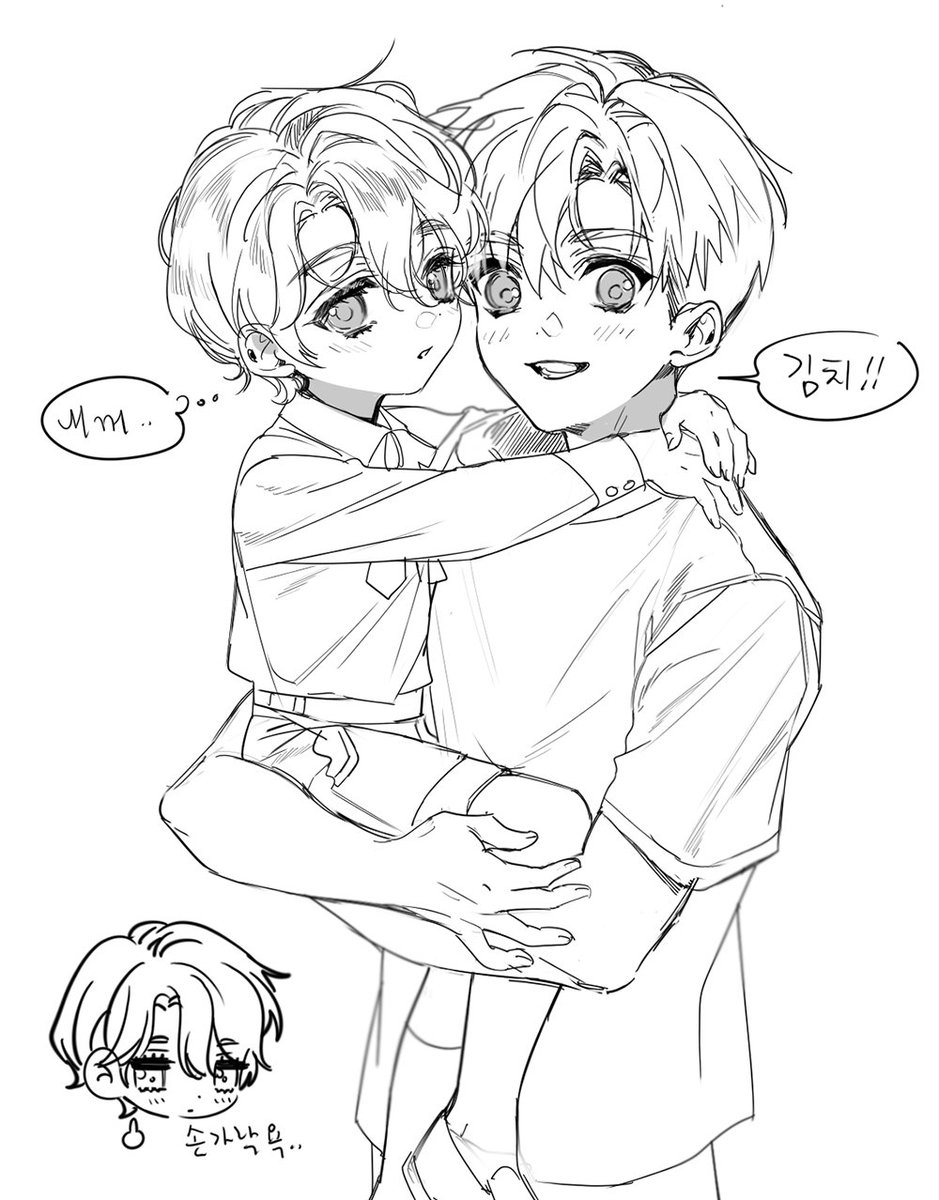 darami04's tweet image. 아기 미차 낙서
