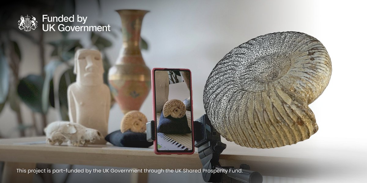 nebulousflynn's tweet image. Starting the week by pinging ~40 local UK heritage organisations about a free 3D digitisation &amp;amp; publishing workshop I&apos;ll be running in November 📨📨📨

This project is by the UK Government through the UK Shared Prosperity Fund.

#GLAM3D #3DforCulture