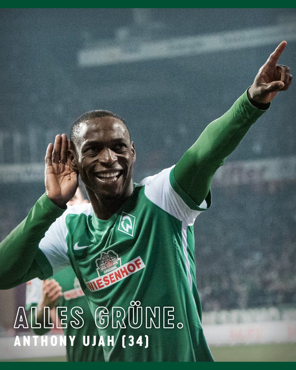 werderbremen's tweet photo. Lass dich feiern, Anthony #Ujah! 🎂

Der SV Werder Bremen wünscht seinem ehemaligen Schützling, der in seiner Zeit an der Weser auf 1⃣1⃣ Tore und 5⃣ Vorlagen kam, einen tollen Ehrentag. 🥳

#Werder https://t.co/hIN7RFkJOL