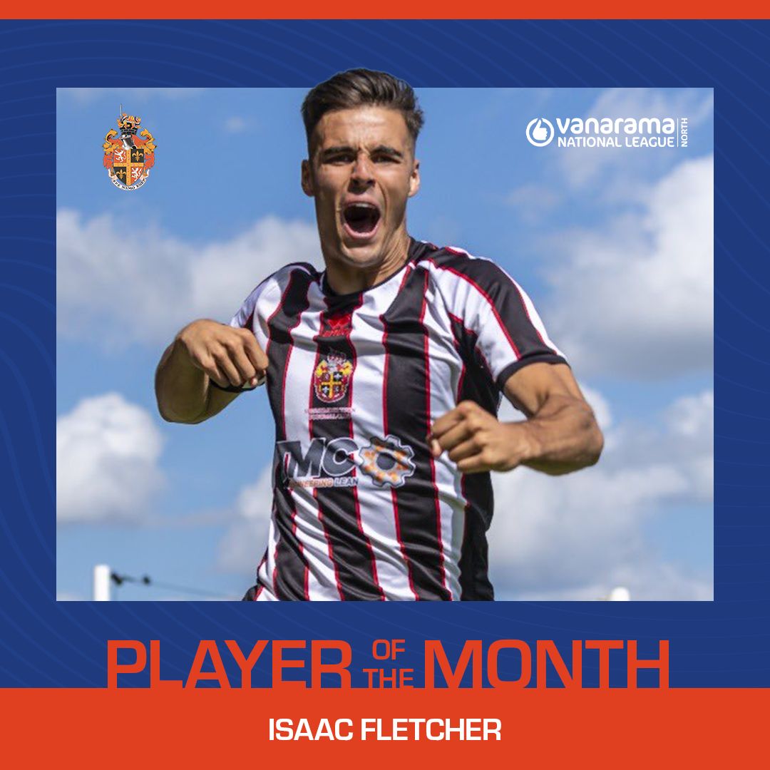 NL_Enterprise's tweet photo. 🥁 Introducing your Vanarama National League Player of the Month awards winners for September...

🏆 National - Kairo Mitchell @officiallydale 
🏆 North - Isaac Fletcher @SpennymoorTown 
🏆 South - James Roberts @HAMRICHFC 

#TheVanarama