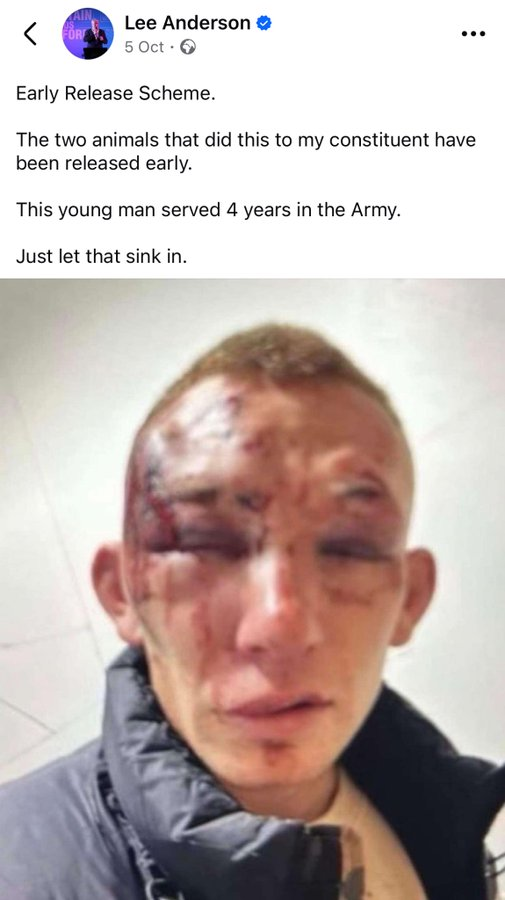 OK. Does anyone in the world know who this battered and bruised man is please