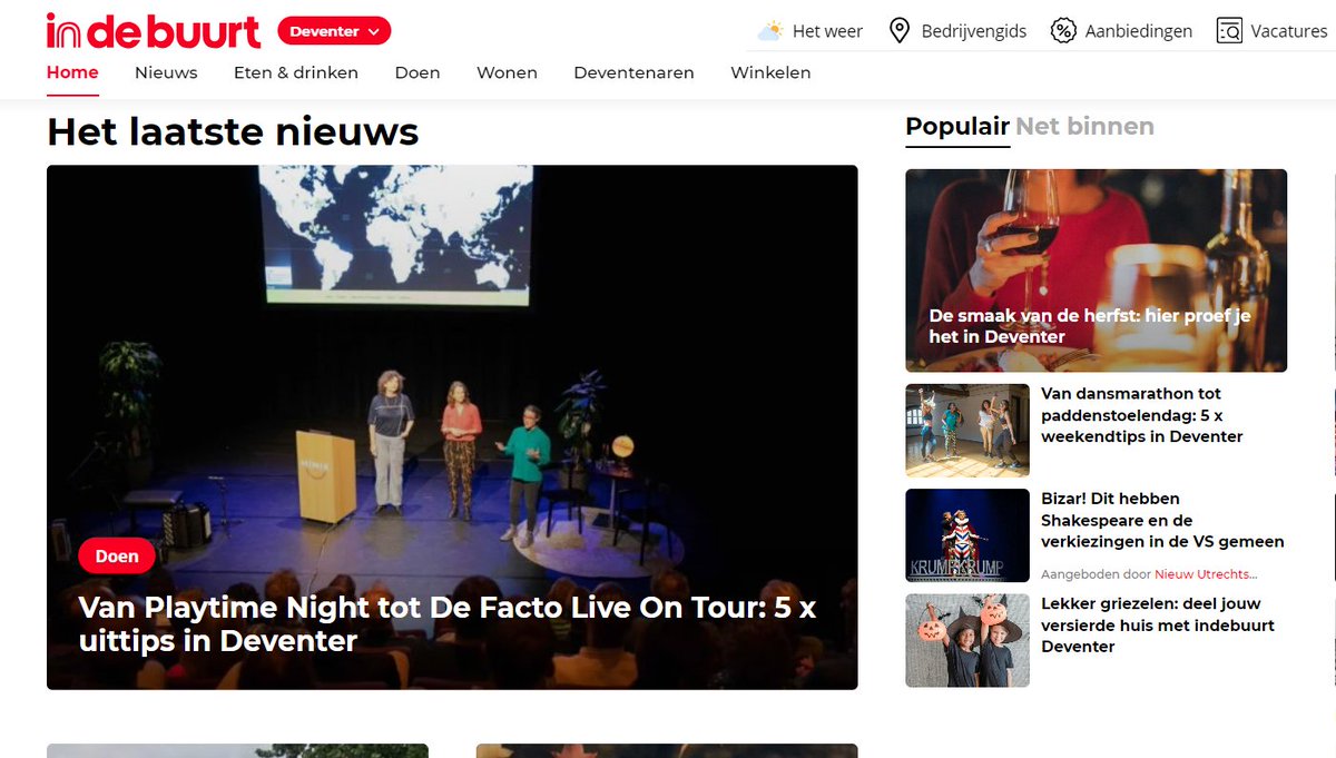 De Facto Live in Deventer is recommended by In de buurt Deventer. Join us! More info and tickets: mimik.nl/agenda/de-fact…